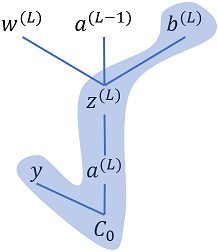 Cost Differential wrt biases